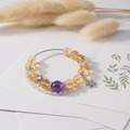 Citrine Amethyst Bangle Pampas Lifestyle
